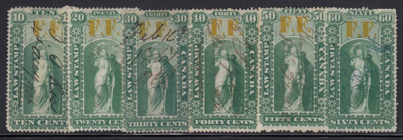 Canada (Ontario Revenue), van Dam OL17-OL22, used