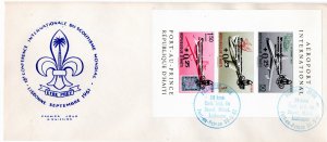 Haiti 1961 Sc CB 34a Souvenir Sheet FDC-2