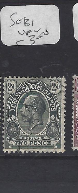 TURKS AND CAICOS  (PP2909B)  KGV  2D    SG 131   VFU