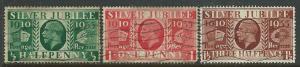 Great Britain #226-228 (U) CV $3.10