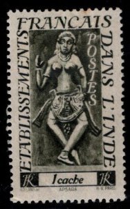 FRENCH INDIA  Scott 212 MH* Apsaras stamp