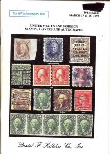 United States and Foreign Stamps, Covers and Autographs, ...