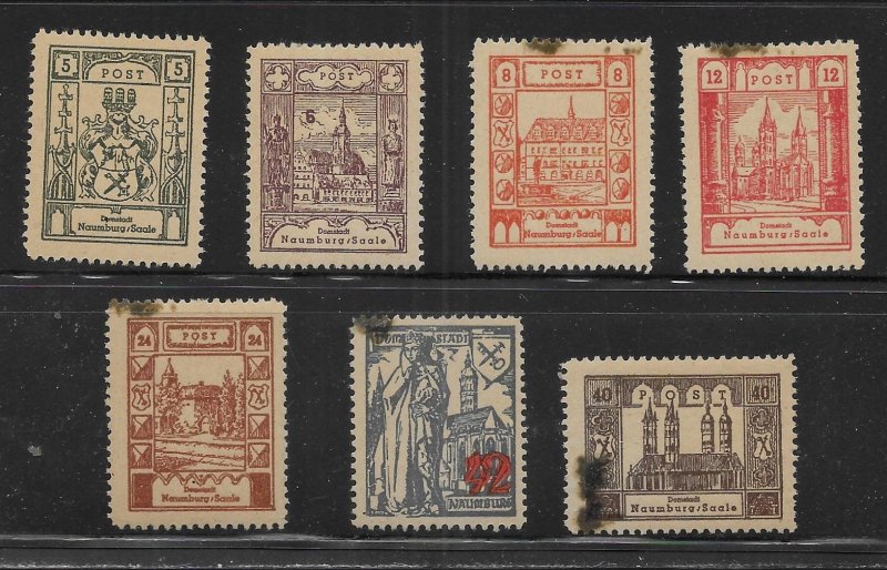 Germany Unofficial Naumburg Michel VP-XIP Proofs STAINED c.v. 400 Euro