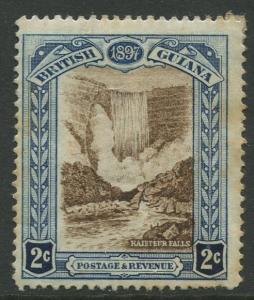 STAMP STATION PERTH British Guiana #153-QV 60TH Anniv. Throne MH Wmk 1 CV$40.00