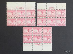 BOBPLATES #716 Winter Olympics Complete Matched Set of Plate Blocks SCV=$435++