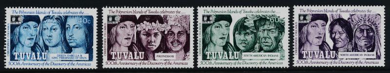 Tuvalu 594-7 MNH Discovery of America, Columbus, Queen Isabella