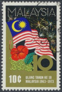 Malaysia   SC# 103 Used Independence    see details & scans