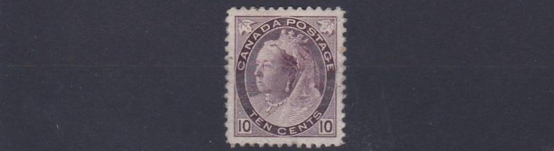 CANADA  1898 - 02     SG 163   10C  BROWNISH  PURPLE       MH   CAT £170 