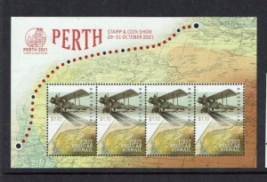 Australia: 2021,  Perth Stamp & Coin Show,   MNH M/Sheet.