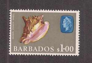 BARBADOS SC# 279a    FVF/MOG  1966