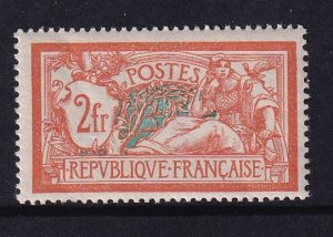 FRANCE 1900-29 , Merson # 127 ,2fr, LIBERTY & PEACE M-VF-NH