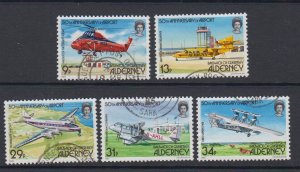 Alderney 1985 - Airport set Fine used