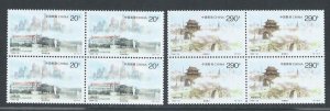 CHINA, PEOPLE'S REPUBLIC SC# 2733-4 B/4 FVF/NH 1996