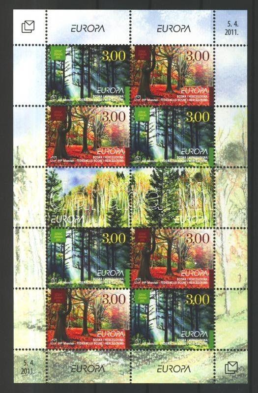 Bosnia Herzegovina Croatian stamp  Europa CEPT forest mini sheet MNH WS102635