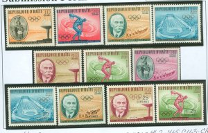 Haiti #462-465/C163-C165/ Mint (NH) Single (Complete Set) (Olympics)