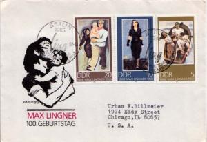 Germany D.D.R., First Day Cover, Art