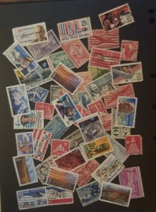 US 50 DIFFERENT Used Airmail BOB Back of Book Stamp Lot z9113