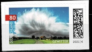 Germany 2021, Sc.#3225 MNH, thunderstorm, self-adhesive