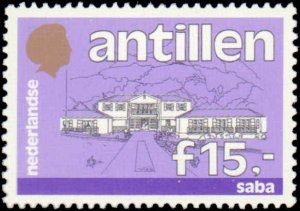 Netherlands Antilles #543A-555, Complete Set(8), 1985-1989, Never Hinged