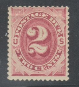 #J16 2c Red Brown Postage Due Mint OGH  CV $90.00 ⭐⭐⭐⭐⭐