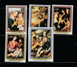 Cook Islands 1142-1146 Set MNH Art, Paintings