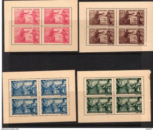 Romania 1945 MiniSheets Armistice w Russia. Greyish Paper MNGAI CV 850 eu 17517