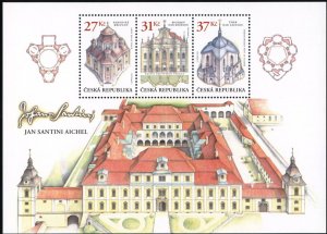 Czech Republic 2023 MNH Stamps Souvenir Sheet Scott 3928 Architecture Churches