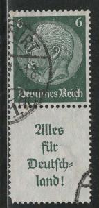 Germany Scott # 419, label A9, used, se-tenant, Mi# S141