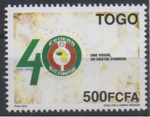 Togo 2015 Joint Issue Joint Issue ECOWAS 40 years 40 years-