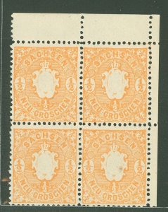 Saxony #16 Mint (NH) Multiple