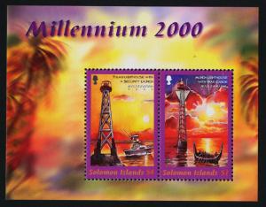 Solomon Islands 893 MNH Lighthouse, Boat, Millennium