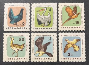 Bulgaria 1961 #1149-54, Birds, MNH.