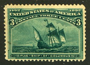 U.S. #232 MINT OG LH