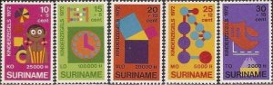 Suriname 1972 MNH Stamps Scott B187-191 Children Toys Science Education