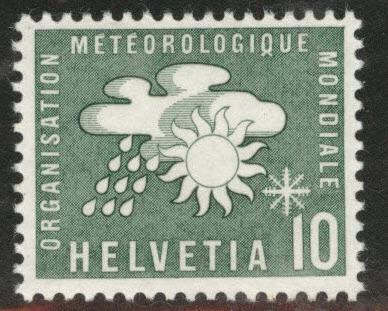 Switzerland Scott 8o2 MNH** Meteorological stamp