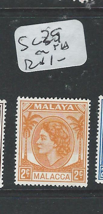 MALAYA MALACCA (P1008B) QEII 2C SG 29  MNH