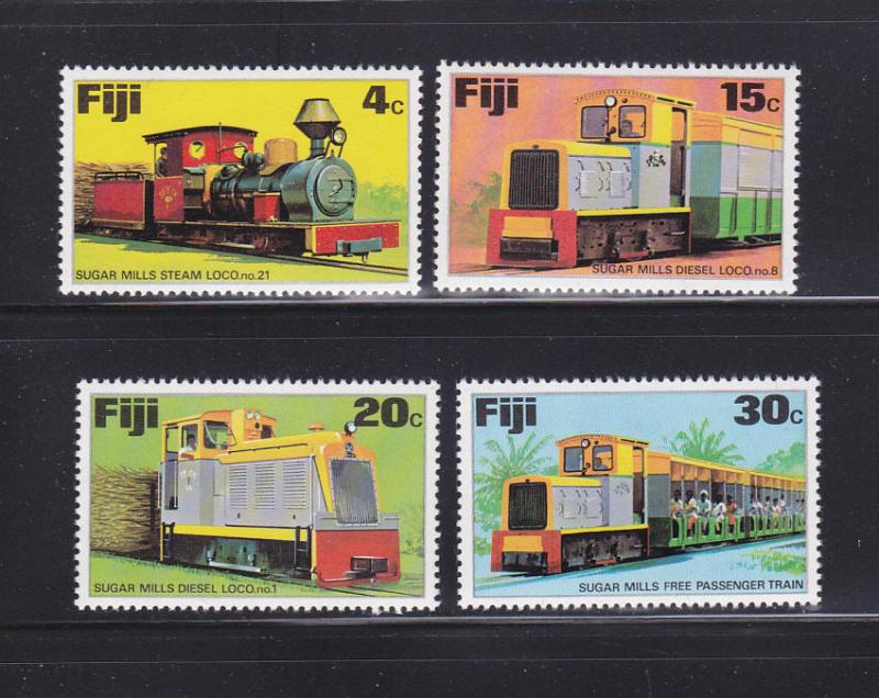Fiji 361-364 Set MNH Trains, Locomotives