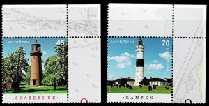 Germany 2016,Sc.#2928-9 MNH, Lighthouses