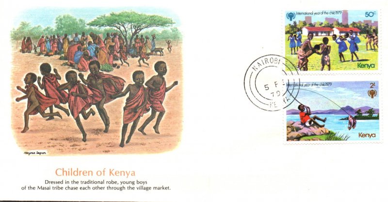 Kenya 137-138 U/A FDC