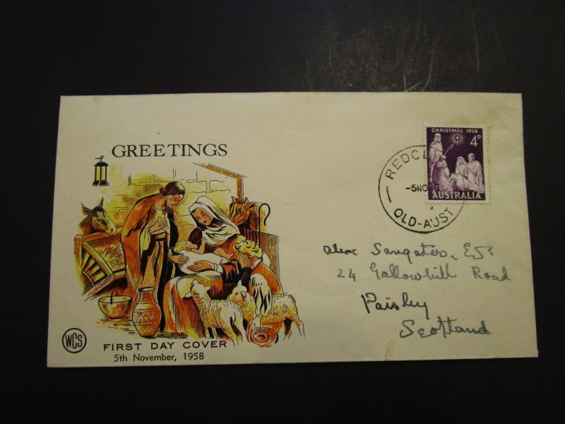 Australia 1958 Christmas Series First Day Cover (I) - Z3730