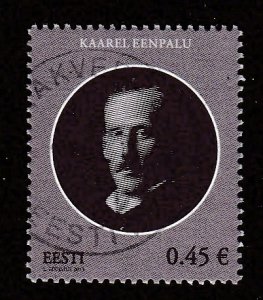 Estonia # 732, Prime Minister Eenpalu, Used, 1/2 Cat.
