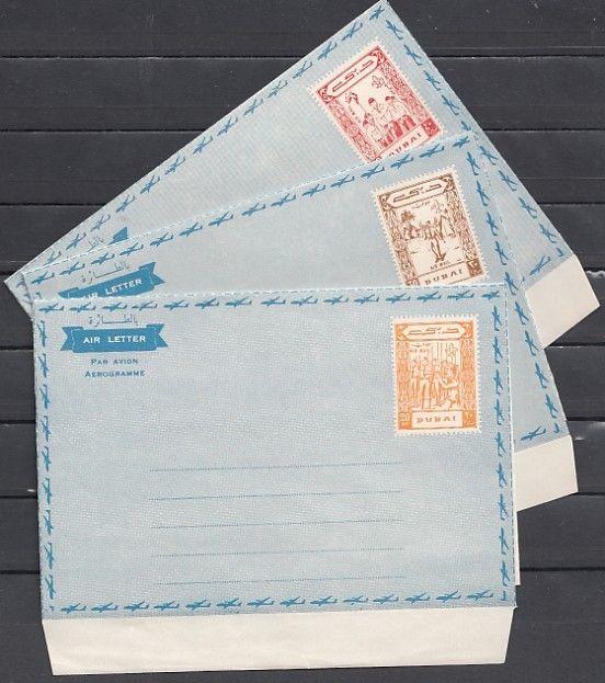 Dubai, 1964 issue. Scouting Postal Envelopes, 2nd Printing.