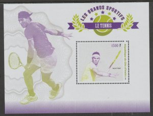 TENNIS perf m/sheet #1 containing 1 value mnh