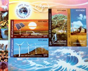 INDIA 2007Renewable Energy 10nos. MINIATURE SHEET M/S MNH