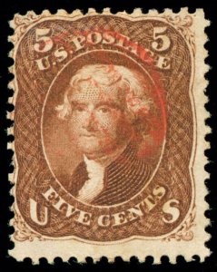 momen: US Stamps #75 Used PF Cert LOT #87722