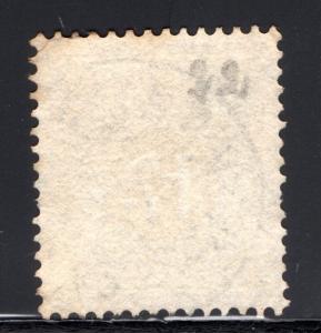 SWEDEN SVERIGE USED STAMP FACIT #34 CIRCLE TYPE P.13 CANCEL 1881 KARLSTAD