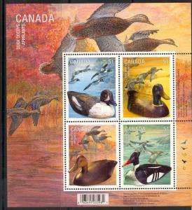 Canada # 2166b - Ducks Decoys Souvenir Sheet, Mint NH,  2006