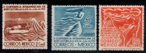 Mexico Scott 777-779 MH*  Agriculture set