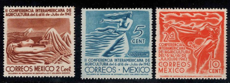 Mexico Scott 777-779 MH*  Agriculture set