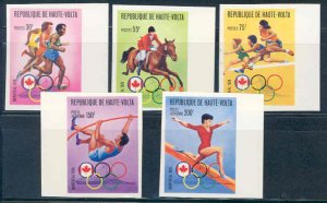UPPER VOLTA MONTREAL 1976 OLYMPIC GAMES  IMPERF SET SC#390/2 C231/2   MINT NH 